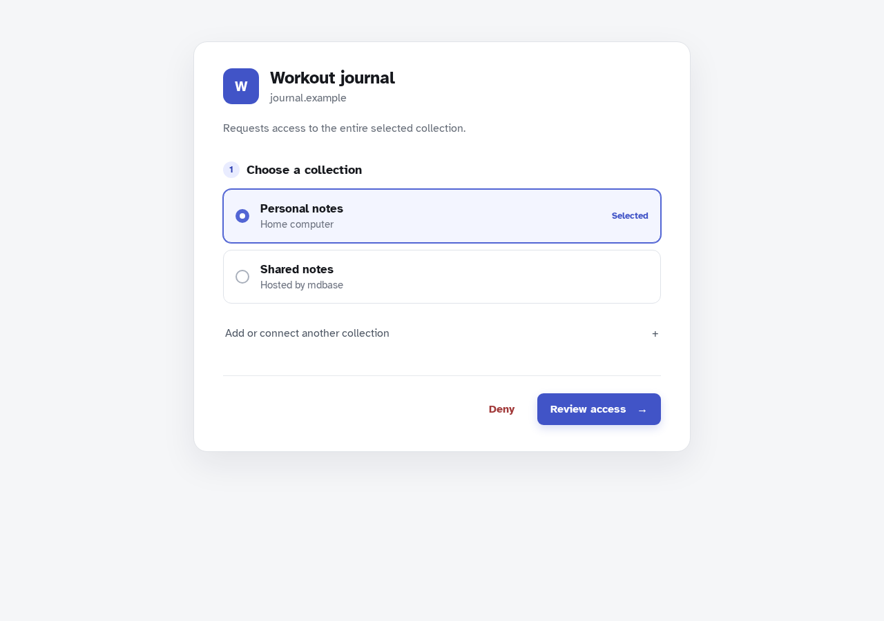 Calm decision workspace preview
